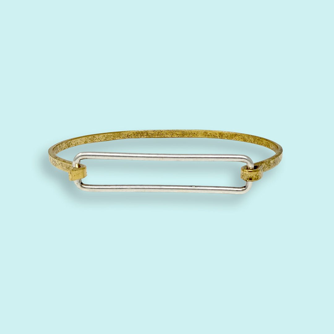 Silver and Gold Swing Top Bracelet - Ornamental Things