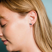 Silver Bat Stud Earrings - Ornamental Things