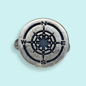 Silver Compass Ring - Ornamental Things
