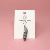 Silver Fish Knife Charm - Ornamental Things