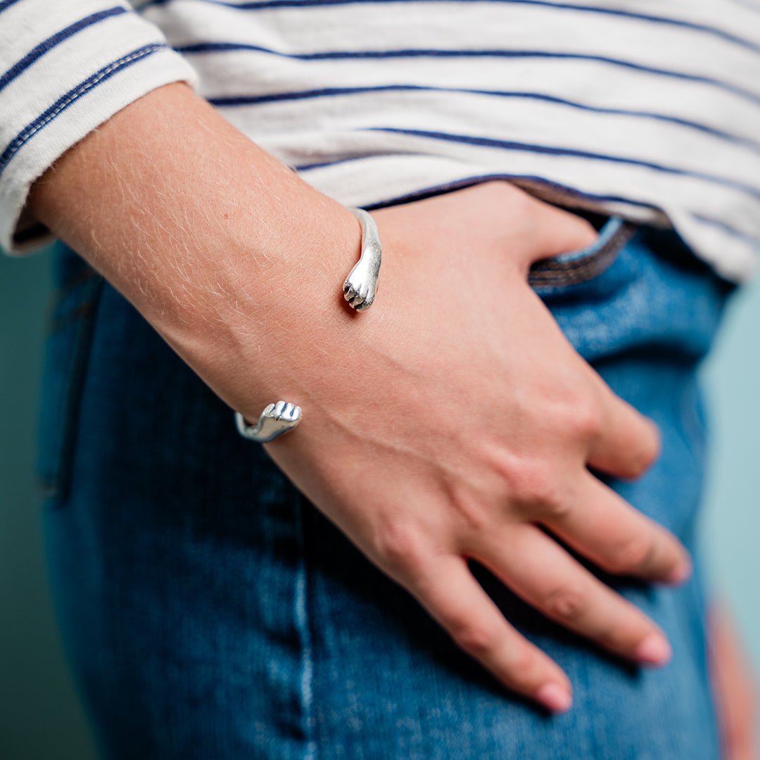 Silver Fisticuff Bracelet - Ornamental Things