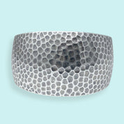 Silver Hammered Cuff Bracelet - Ornamental Things