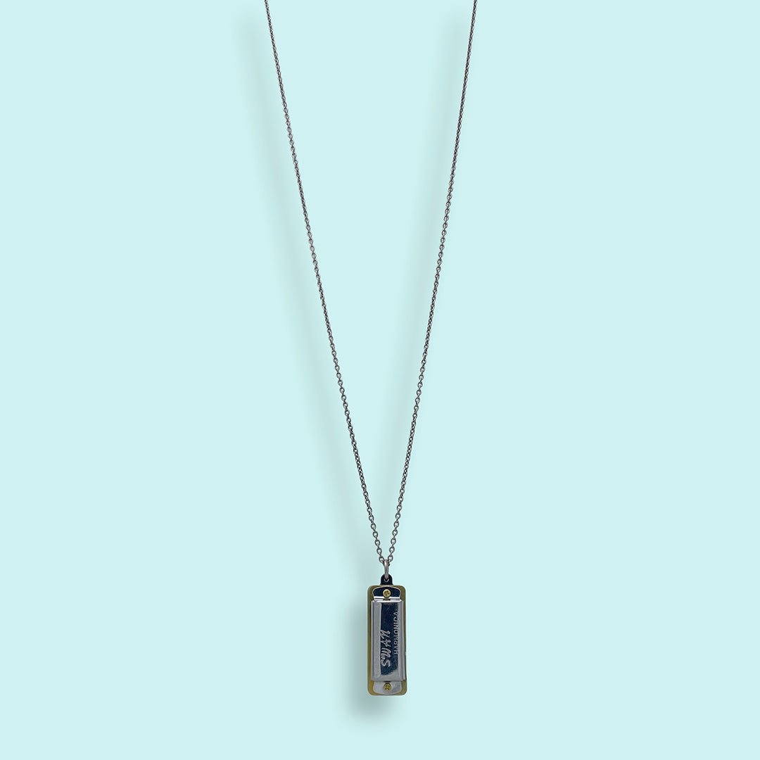 Silver Harmonica Necklace – Ornamental Things