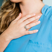 Silver Heart Signet Ring - Ornamental Things