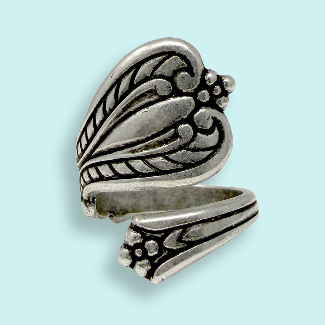 Silver Heart Spoon Ring - Ornamental Things