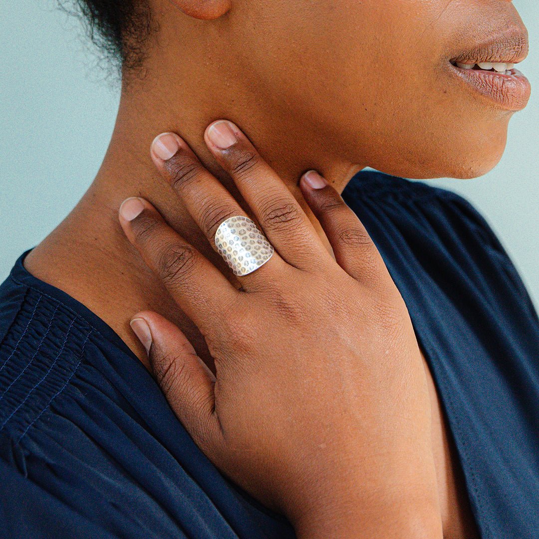 Silver Small Cigar Ring - Ornamental Things