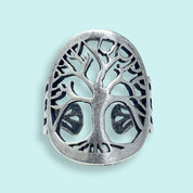 Silver Tree of Life Ring - Ornamental Things