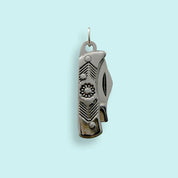 Silver Wildflower Knife Charm - Ornamental Things