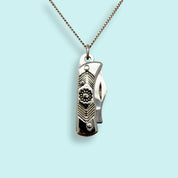 Silver Wildflower Knife Necklace - Ornamental Things