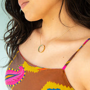 Small Blue Circle Necklace - Ornamental Things