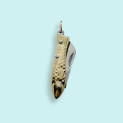 Small Gold Fish Knife Charm - Ornamental Things