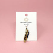 Small Gold Fish Knife Charm - Ornamental Things