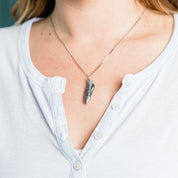 Small Silver Fish Knife Necklace - Ornamental Things