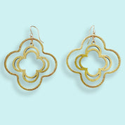 Spinning Quatrefoils Earrings - Ornamental Things