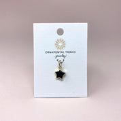 Star Stone Black Onyx Charm - Ornamental Things