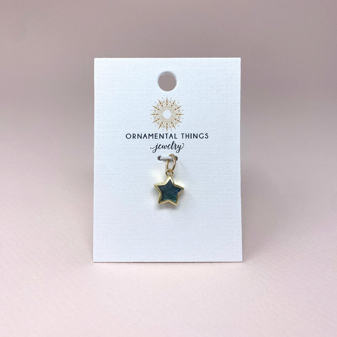 Star Stone Labradorite Charm - Ornamental Things