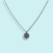 Sterling Evil Eye Medallion Necklace - Ornamental Things