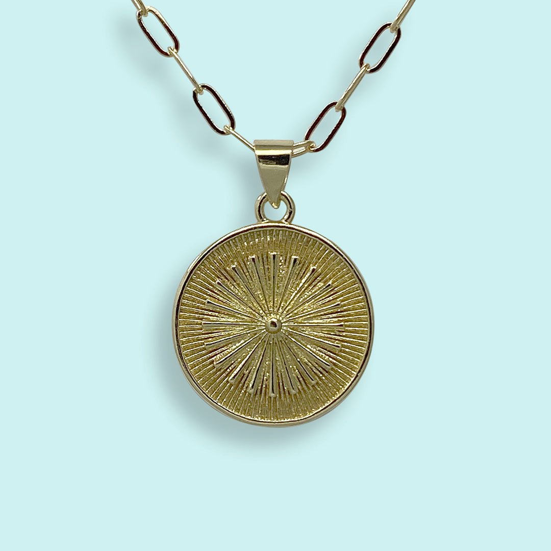 Sunburst Medallion Necklace - Ornamental Things