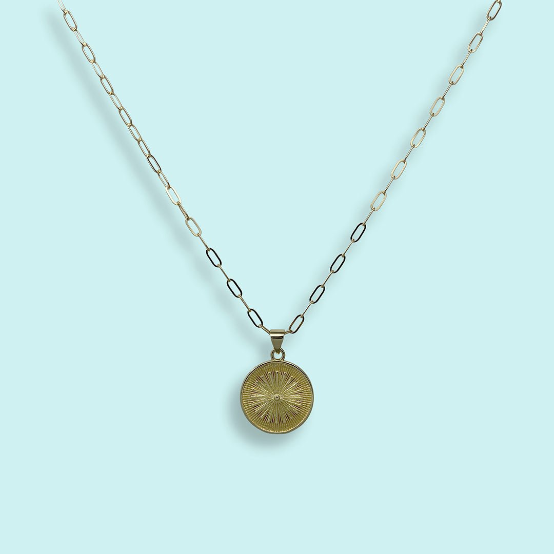 Sunburst Medallion Necklace - Ornamental Things