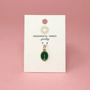 Teal Virgin Mary Charm - Ornamental Things