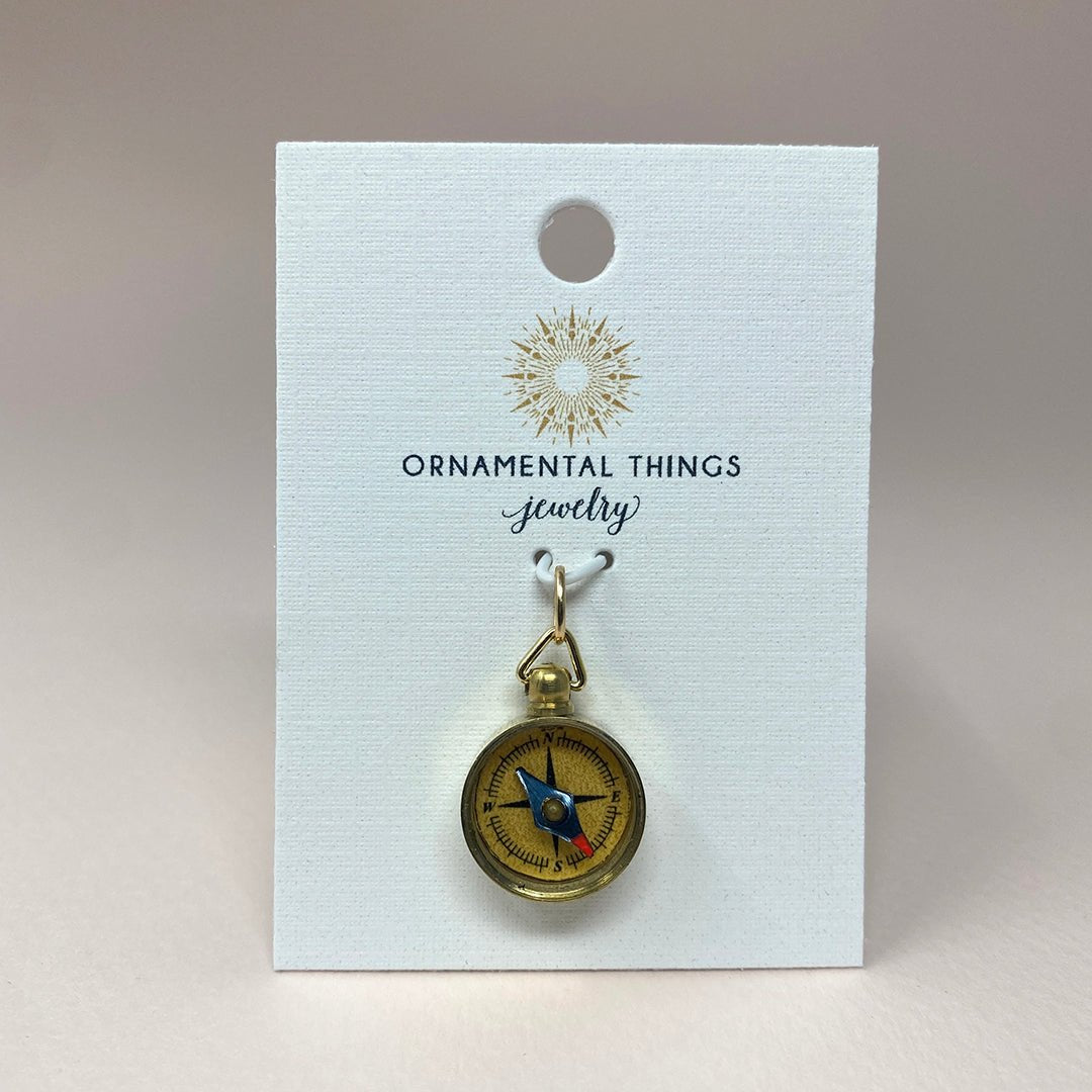 Tiny Compass Charm - Ornamental Things