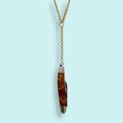 Tortoise Knife Y - drop Necklace - Ornamental Things