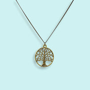 Tree on Brass Chain Necklace - Ornamental Things