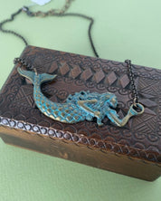 Verdigris Mermaid Necklace - Ornamental Things