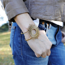 Load image into Gallery viewer, Radiant Sun Cuff Bracelet