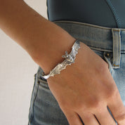 Silver Bat Bracelet