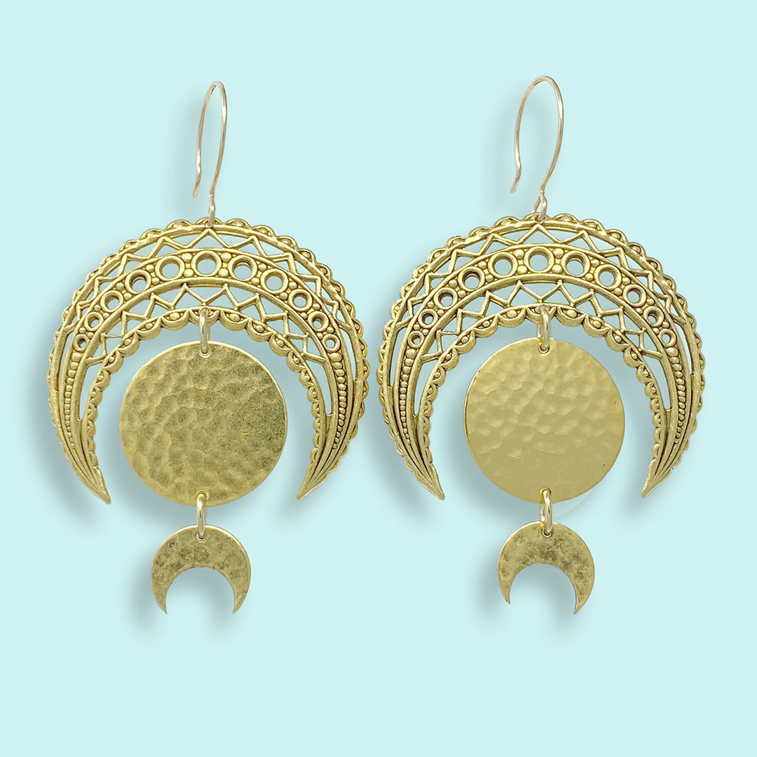 Moon Phase Earrings