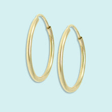 Load image into Gallery viewer, Gold Filled Hoop Earrings