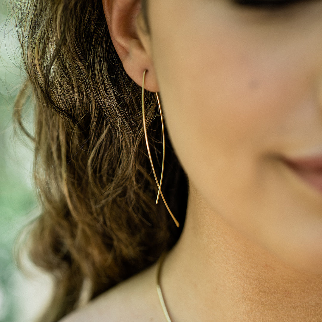 Loop hoop earrings sales