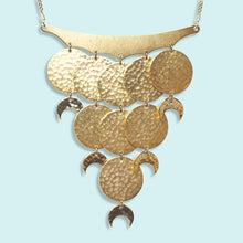 Load image into Gallery viewer, Moon Phase Cascade Necklace