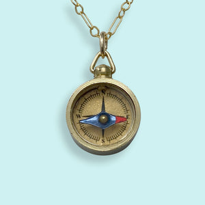 Tiny Compass Necklace