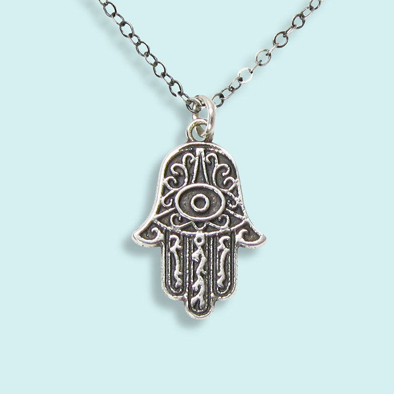 Sterling Hamsa Necklace