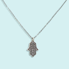 Load image into Gallery viewer, Sterling Hamsa Necklace