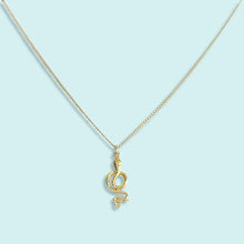 Load image into Gallery viewer, Gold Snake Necklace