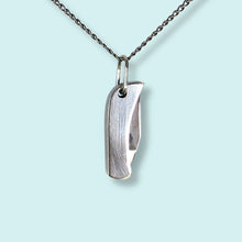 Load image into Gallery viewer, Silver Knife Necklace
