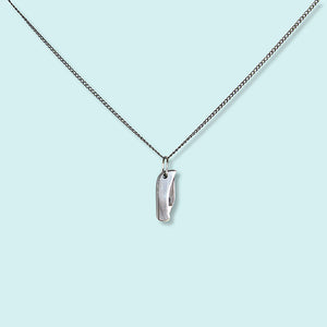 Silver Knife Necklace
