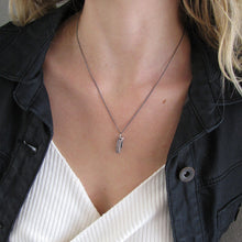 Load image into Gallery viewer, Silver Knife Necklace