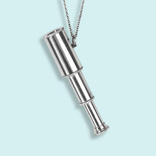 Load image into Gallery viewer, Silver Telescope Necklace