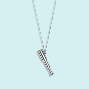 Silver Telescope Necklace