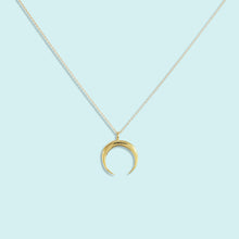 Load image into Gallery viewer, Gold Crescent Moon Necklace