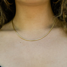 Load image into Gallery viewer, Gold Snake Chain Necklace