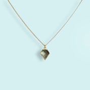 Labradorite Pentagon Necklace