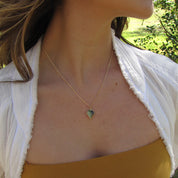 Labradorite Pentagon Necklace