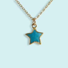 Load image into Gallery viewer, Turquoise Star Stone Necklace