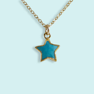 Turquoise Star Stone Necklace