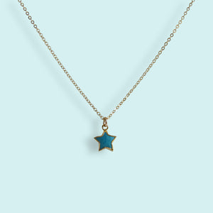 Turquoise Star Stone Necklace